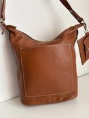 White stuff leather bag