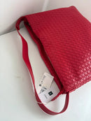 Marks & Spencer Red Woven Pattern Women's Shoulder Bag New with Tags