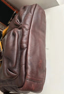 White stuff leather bag