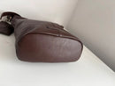 White stuff dark brown leather crossbody/shoulder bag