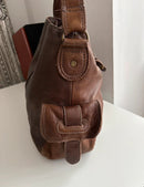 Fatface leather bag