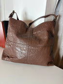 White stuff leather bag