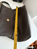 Accessorize Women's Gray Leather Backpack Casual Style Very Good Condition