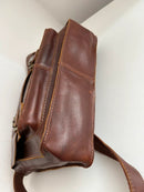 Fatface brown satchel leather bag