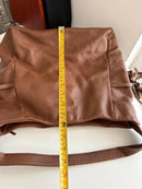 White stuff leather bag