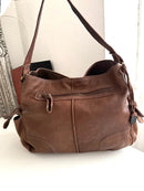 Fatface leather bag