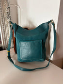White stuff leather bag