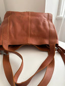 White stuff leather bag