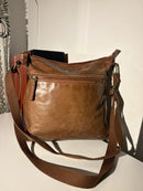 Fatface leather bag