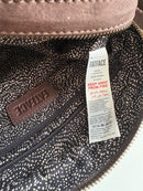 Fatface brown leather crossbody bag