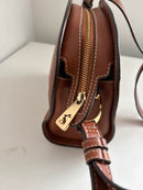 Joules brown leather crossbody bag