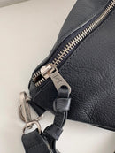White stuff navy leather bum, crossbody, shoulder bag