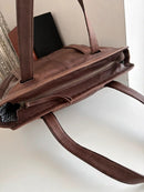 Fatface leather bag
