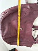 White stuff leather bag