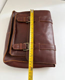 Fatface brown satchel leather bag