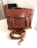 Fatface leather bag
