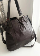 Crew clothing leather bag