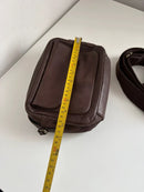 Fatface brown leather crossbody bag