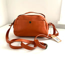 Fat Face The Callie Crossbody Orange Leather Bag