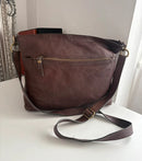 Fatface leather bag