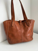 FatFace Leather Tote Bag | Brown | Pre-Loved