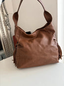 White stuff leather bag
