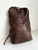 Fatface leather backpack