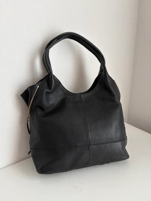 Marks and Spencer black leather handbag