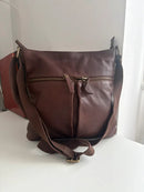 Fatface leather bag