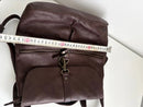Fatface leather backpack