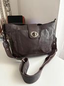 White stuff leather bag