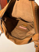 White stuff leather bag