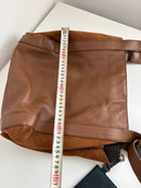 White stuff leather bag