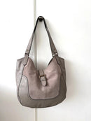 White stuff leather bag