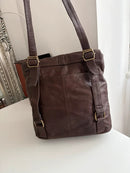 Fatface leather bag