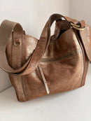 White stuff leather bag