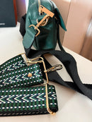 Accessorize leather bag