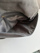 Accessorize Women's Gray Leather Backpack Casual Style Very Good Condition