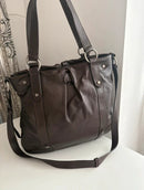 Crew clothing leather bag