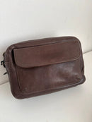 Fatface brown leather crossbody bag