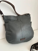 White stuff leather bag