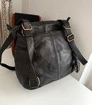 Fatface leather backpack