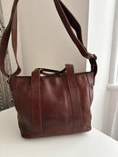 FatFace Brown Leather Casual Women's Bag with Adjustable Strap