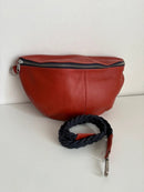 White stuff leather bag