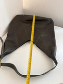 Marks and Spencer khaki leather shoulder bag
