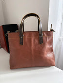 White stuff leather bag