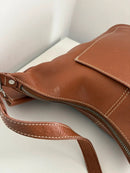 White stuff brown leather crossbody/shoulder bag/satchel bag
