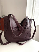 White stuff leather bag