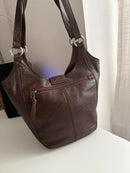 Clarks Brown Leather Women's Shoulder Bag Casual Style