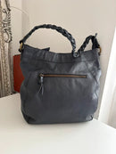 White stuff leather bag